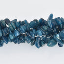 Apatite Gemstone Chips Beads, nuggets, strand, gem0481