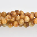 6mm Gold Tiger Eye Beads, round smooth, full strand, Natural Gemstones gem0516
