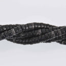 4mm HEISHI Beads, Howlite Rondelle Beads, full strand gem0687