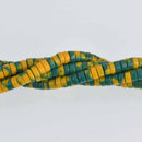 4mm HEISHI Beads, Howlite Rondelle Beads, full strand gem0689