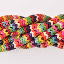 8mm HEISHI Beads, Howlite Wavy Rondelle Heishi Beads, mixed colors, strand, gem0731