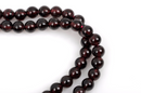 4mm Dark Red GARNET Round Gemstone Beads, full strand, gga0002