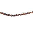 4mm GOLDSTONE and BLUE GOLDSTONE Round Beads  half strand, ggs0013