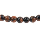 4mm GOLDSTONE and BLUE GOLDSTONE Round Beads  half strand, ggs0013