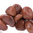 8mm - 12mm GOLDSTONE NUGGET BEADS  full strand, ggs0015