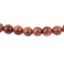 8mm GOLDSTONE Round Beads, Faceted Beads full strand, about 50 beads ggs0017