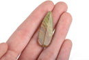 1 SATURN JASPER Teardrop Pendant Bead, 40x15mm gja0031
