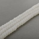 6mm WHITE Frosted JADE Round Beads, Matte Natural Gemstone Beads, full strand, about 72 beads, gjd0208