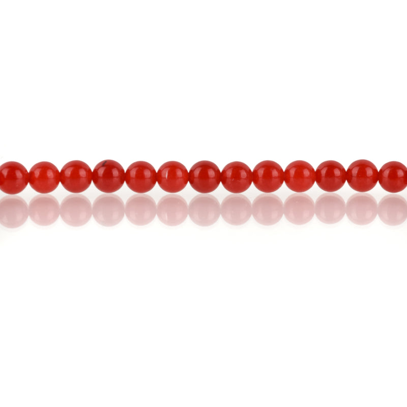 8mm CHERRY RED JADE Beads, Maroon Jade Beads, Round Gemstone Beads, Smooth, full strand, 50 beads per strand, gjd0216