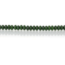 8mm EMERALD GREEN JADE Beads, Rondelle Gemstone Beads, Smooth, full strand, 75 beads per strand, gjd0217
