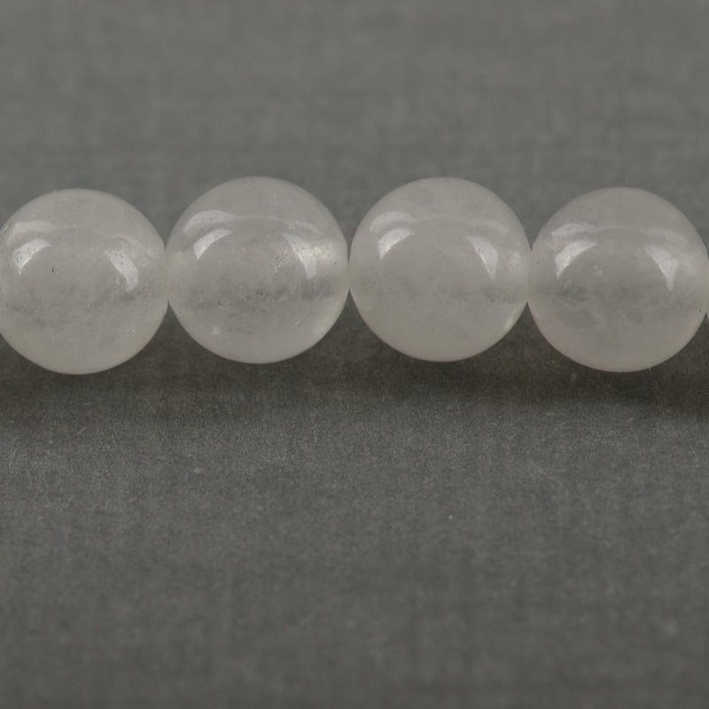 6mm WHITE JADE Round Beads, Smooth Natural Gemstone Beads, full strand, about 72 beads, gjd0222
