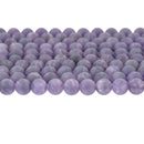 10mm PURPLE Frosted AMETHYST Round Beads, Matte Natural Gemstone Beads, full strand, about 39 beads, gjd0223