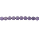 10mm PURPLE Frosted AMETHYST Round Beads, Matte Natural Gemstone Beads, full strand, about 39 beads, gjd0223