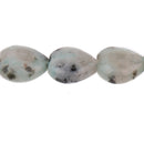 10mm Green and black KIWI STONE Heart Beads, full strand . approx 42 pieces gkw0001