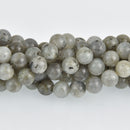 8mm LABRADORITE Round Beads, Natural Gemstone Labradorite, full strand, about 45 beads, glb0008