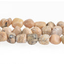 6mm-8mm AFRICAN OPAL Beads, cube nuggets, natural gemstones, full strand, gms0010