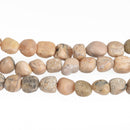 6mm-8mm AFRICAN OPAL Beads, cube nuggets, natural gemstones, full strand, gms0010