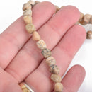 6mm-8mm AFRICAN OPAL Beads, cube nuggets, natural gemstones, full strand, gms0010