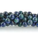 14mm AZURITE MALACHITE ROUND Gemstone Beads, full strand, gmx0012