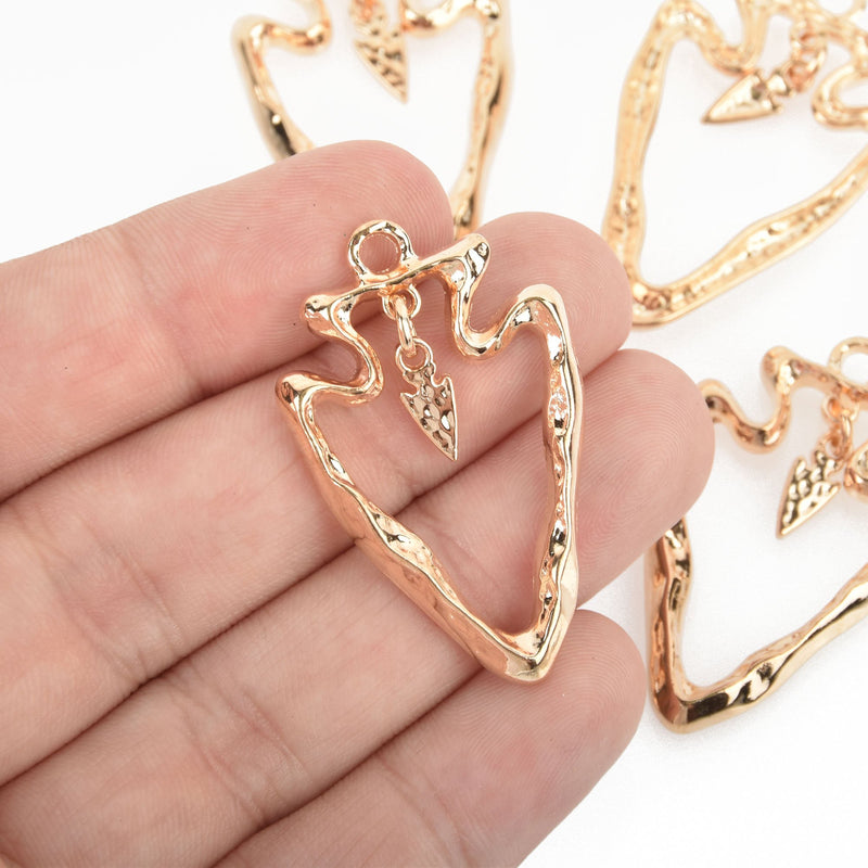 gold arrowhead charms