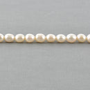 8mm-9mm OVAL Off White Cultured Freshwater Pearls Beads, full strand, about 44 beads, gpe0029