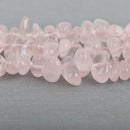 8mm Natural Pink ROSE QUARTZ Nugget Gemstone Beads, about 5-10mm, full strand, gqz0011