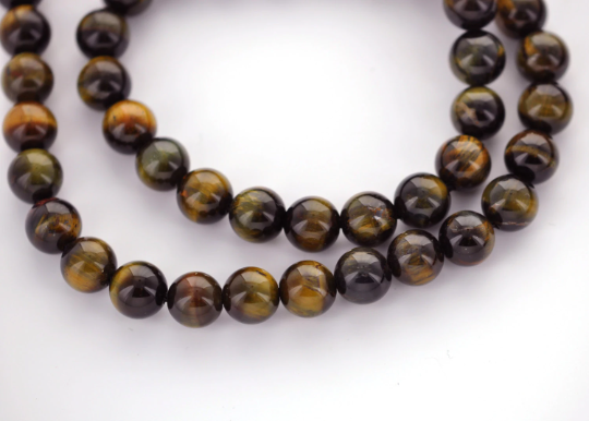 6mm Round TIGER EYE Beads, full strand gte0006