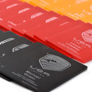 Fencing Referee Card Pack, personalized set of yellow, red, and black acrylic, custom engraved with your design, Lca0431