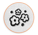 6mm MULTI FLOWER TEXTURE Metal Stamp, Flower Bouquet Stamp, ImpressArt Metal Design Stamp, metal stamping tool, tol0571