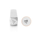4mm MADE WITH LOVE ImpressArt Metal Design Stamp, metal stamping tool, tol0567