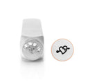 6mm HEART with ARROW ImpressArt Metal Design Stamp, metal stamping tool, tol0565