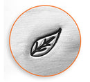 ImpressArt Metal Design Stamp,  6mm LEAF, Right Facing  tol0099
