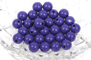 12mm DARK PURPLE Acrylic Bubblegum Beads, package of 30 beads,  bac0332