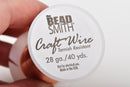 28ga COPPER CRAFT WIRE, Tarnish Resistant Craft Wire, wire wrapping, 28 gauge, 28 ga copper wire, 40 yards (120 feet) spool wir0047