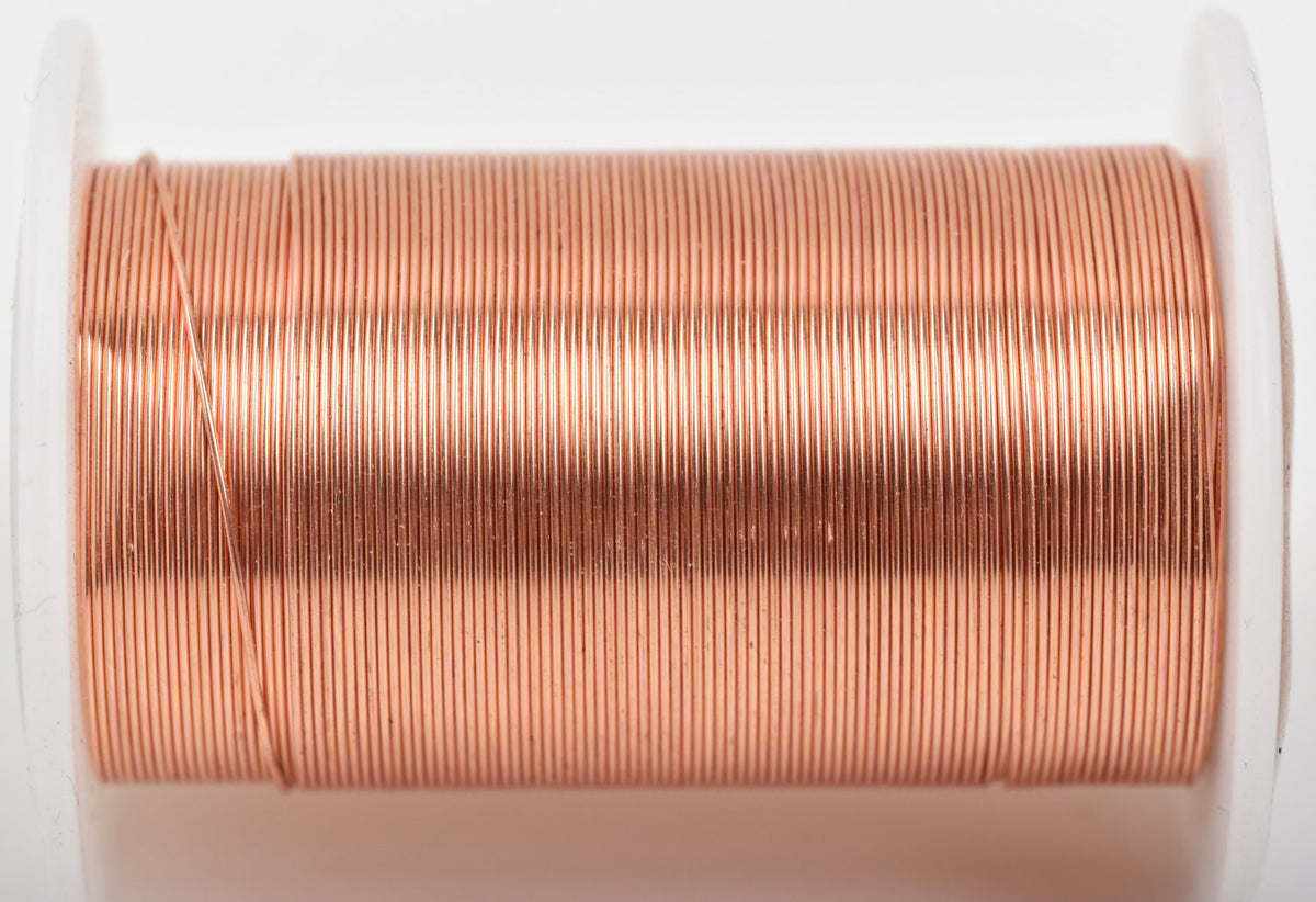 24ga COPPER CRAFT WIRE, Tarnish Resistant Craft Wire, wire wrapping,