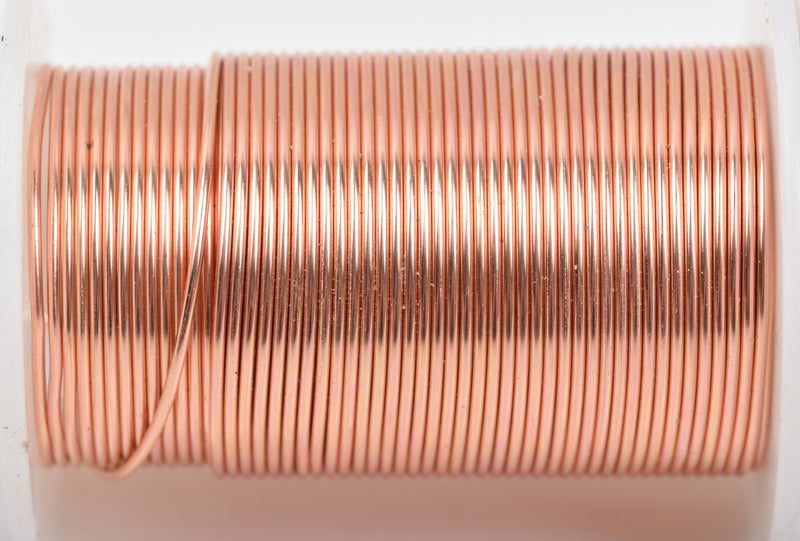 18ga COPPER CRAFT WIRE, Tarnish Resistant Craft Wire, wire wrapping, 18 gauge, 18 ga copper wire, 10 yards (30 feet) spool wir0052