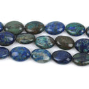 14mm AZURITE MALACHITE CHRYSOCOLLA Oval Beads, Oval Gemstone Beads, full strand, about 29 beads, gmx0057