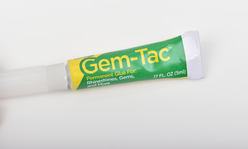 2 Tubes of GEM-TAC Glue Adhesive for Jewelry Making, Crafts, each is 5