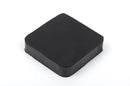 Rubber Bench Block, Rubber Dapping Block for Jewelry Making, Metal Stamping, 4" square, 1" thick, tol0522