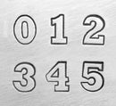 6mm VARSITY, ImpressArt Metal Number Stamping Set, tol0207b