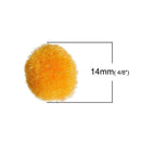 10 OIL DIFFUSER Puff Balls, Orange Fiber Balls Fits 14-20mm Mexican Angel Caller Wish Box Essential Oil Perfume Diffuser, cft0031