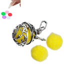 10 OIL DIFFUSER Puff Balls, Yellow Fiber Balls Fits 14-20mm Mexican Angel Caller Wish Box Essential Oil Perfume Diffuser, cft0025