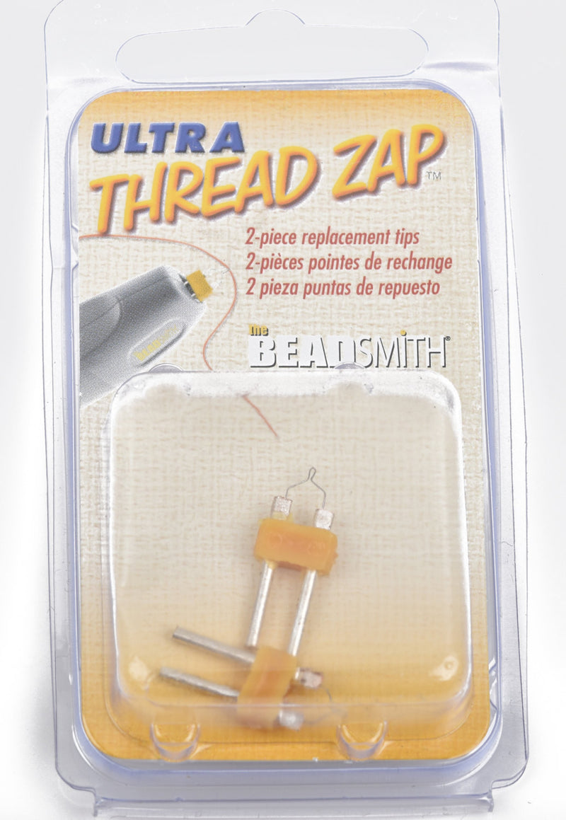 2 Replacement Tips for THREAD ZAP Thread Burner Tool, Heats instantly to trim, burn, or melt thread, tol0602