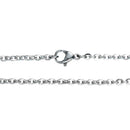 5 Stainless Steel Cable Link Chain Necklaces with Lobster Clasp, non tarnish, 20" long oval links are 3mm x 2.5mm, fch0456