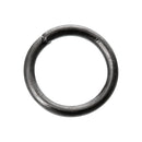 50 Gunmetal Open Jump Rings, 6mm, 21 gauge, jum0180