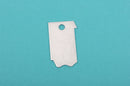 10 ALUMINUM PENNSYLVANIA STATE Stamping Blanks, Shape of State, Design Metal Stamping Blanks, 38x22mm, 18 gauge, msb0313