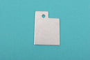 10 ALUMINUM UTAH STATE Stamping Blanks, Shape of State, Design Metal Stamping Blanks, 36x26mm, 18 gauge, msb0317