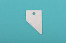 10 ALUMINUM NEVADA STATE Stamping Blanks, Shape of State, Design Metal Stamping Blanks, 31x19mm, 18 gauge, msb0320