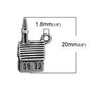5 COUNTRY CHURCH Charm Pendants, 3-d design, 20x12mm, chs2356