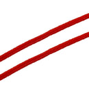 Bulk Roll 90 Meters RED Cotton and Elastic Stretchy Cord, 1mm,  cor0113